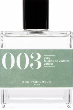 003 Yuzu feuille de violette vétiver Eau de Cologne
