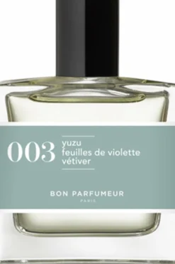 003 Yuzu feuille de violette vétiver Eau de Cologne