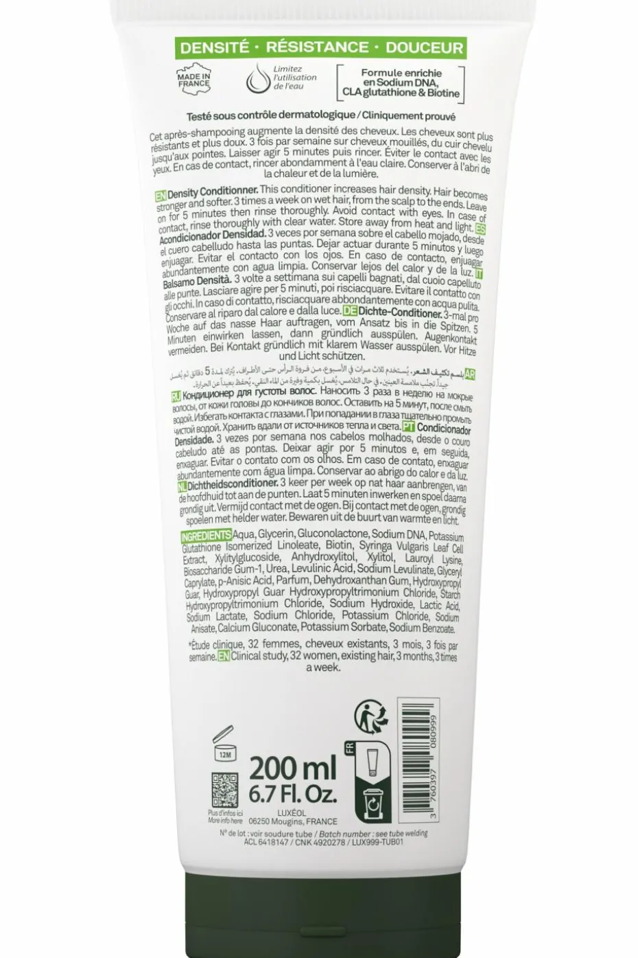 Après-shampoing densité