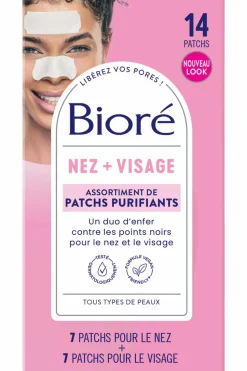 Assortiment de 14 patchs purifiants nez et visage