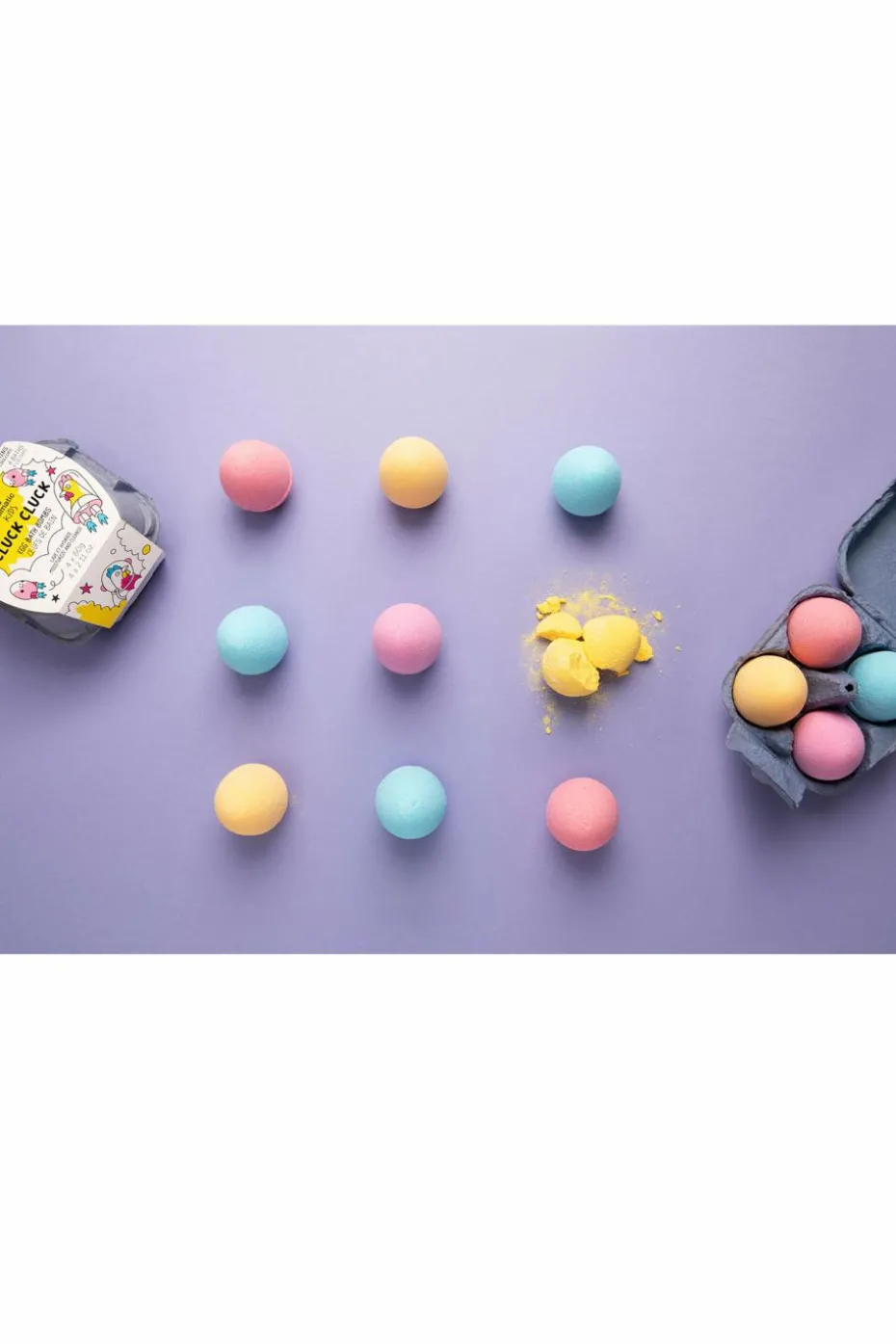 Boite d’oeufs de bain