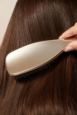 Brosse à cheveux chrome neo gold