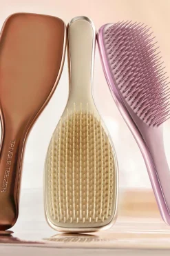 Brosse à cheveux chrome neo gold