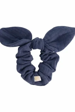 Chouchou nœud en gaze de coton