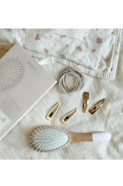 Coffret Mademoiselle brosse nylon, barettes & élastiques