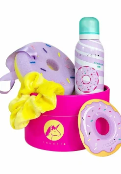 Coffret mousse de bain, éponge & chouchou Donuts