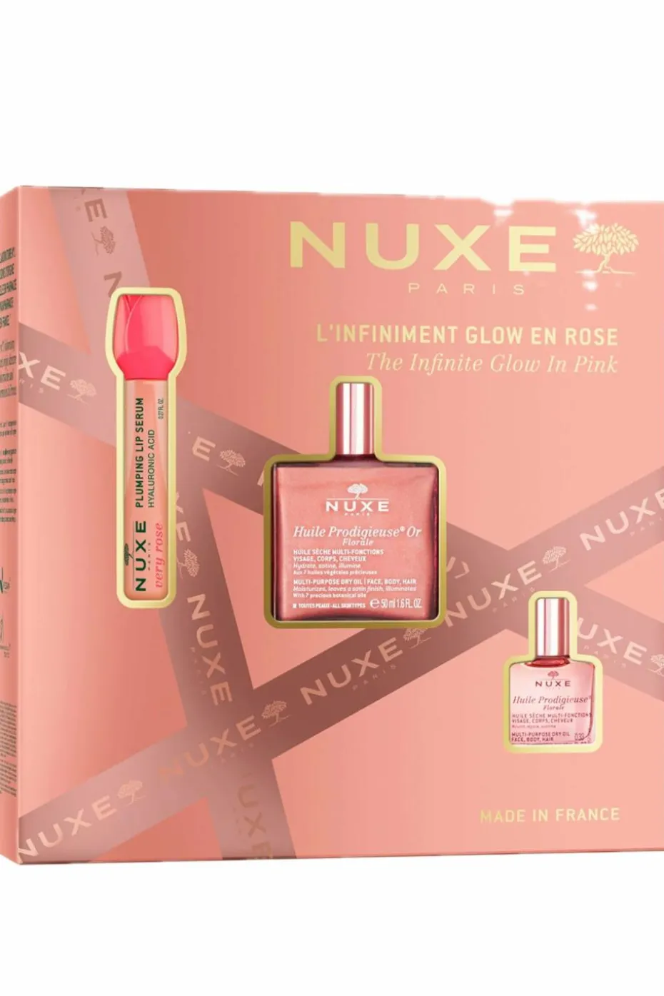 Coffret Noël huiles prodigieuses glow avec un soin offert
