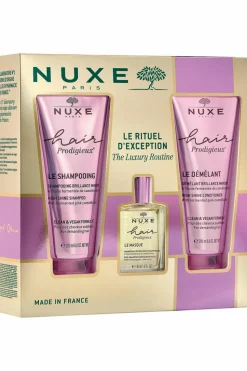 Coffret Noël nutrition cheveux Nuxe Hair avec shampoing & démélant Brillance Miroir 200ml