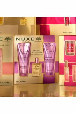 Coffret Noël nutrition cheveux Nuxe Hair avec shampoing & démélant Brillance Miroir 200ml
