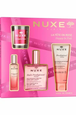Coffret Noël parfum Le Prodigieux Floral avec l’huile prodigieuse 100ml avec une bougie offerte