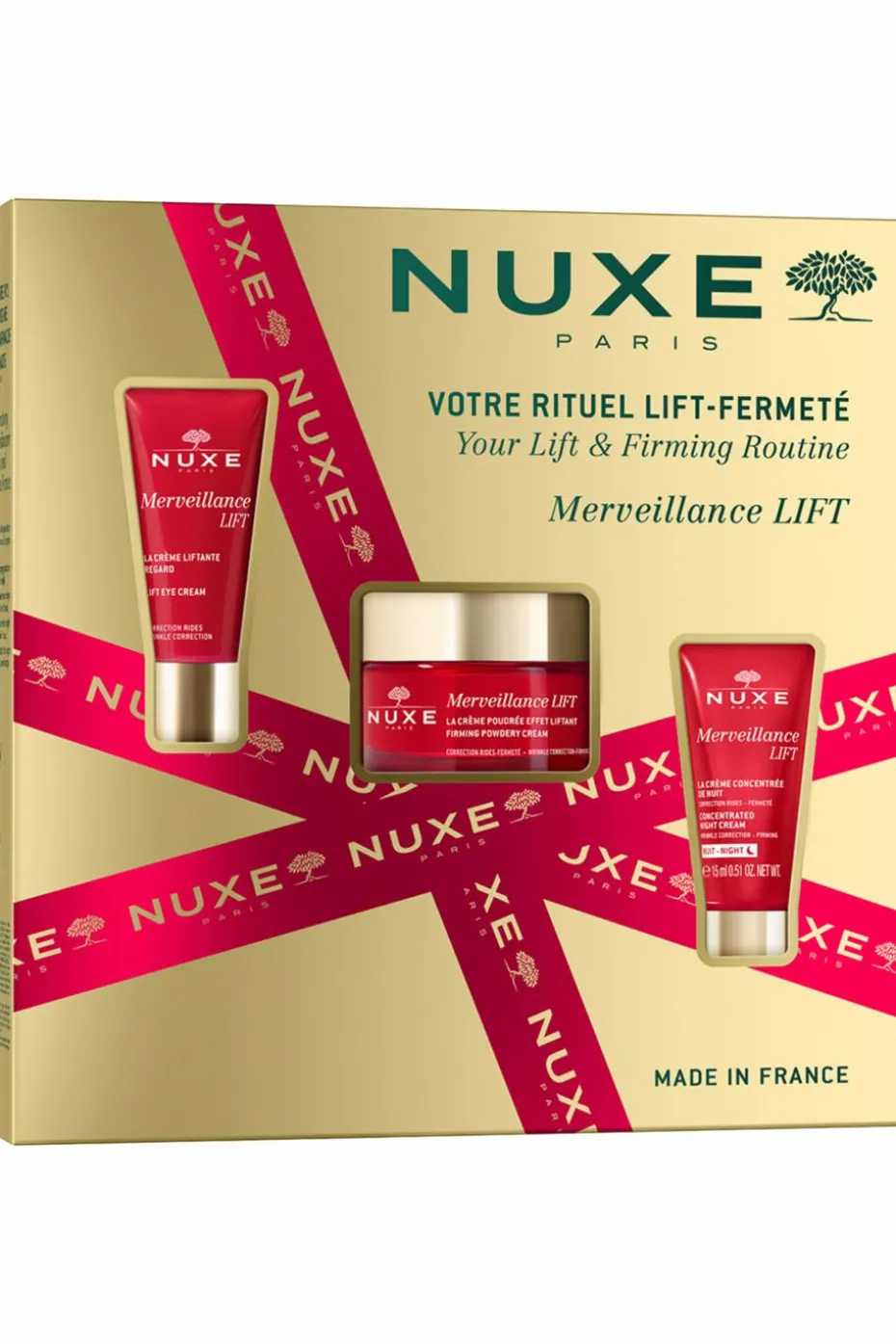 Coffret Noël rituel lift-fermeté Merveillance Lift avec mini crème concentrée de nuit offerte