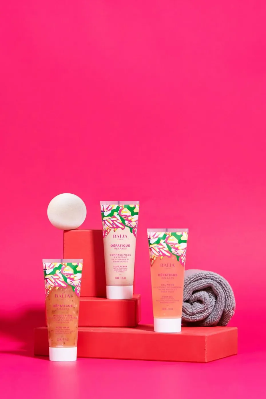 Coffret soins pieds défatigant