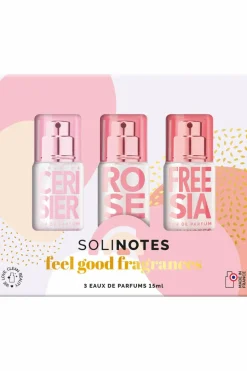 Coffret trio de parfums Fleur de cerisier, Rose & Freesia