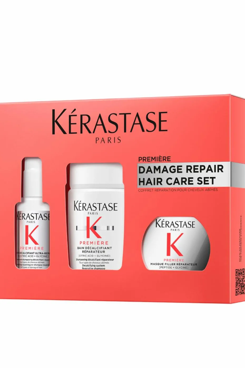 Coffret trio traitement cheveux abîmés Réparateur Première