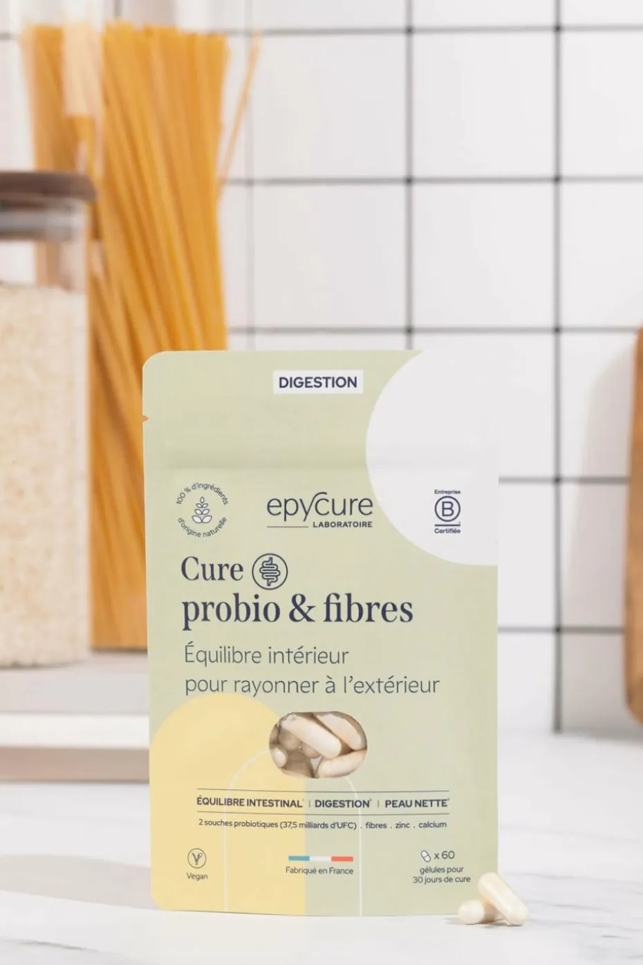 Complément alimentaire cure probio et fibres