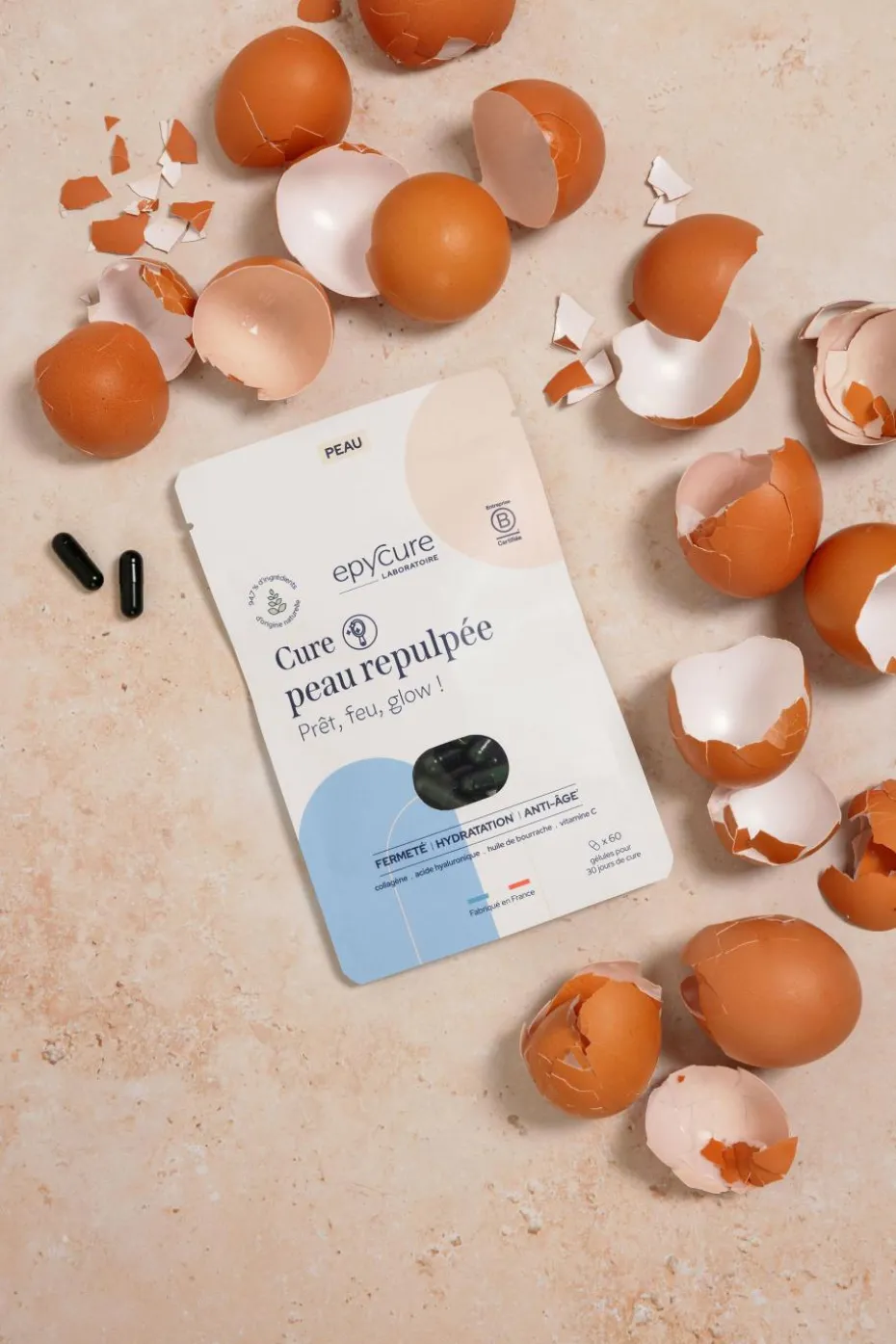 Complément alimentaire cure peau repulpée