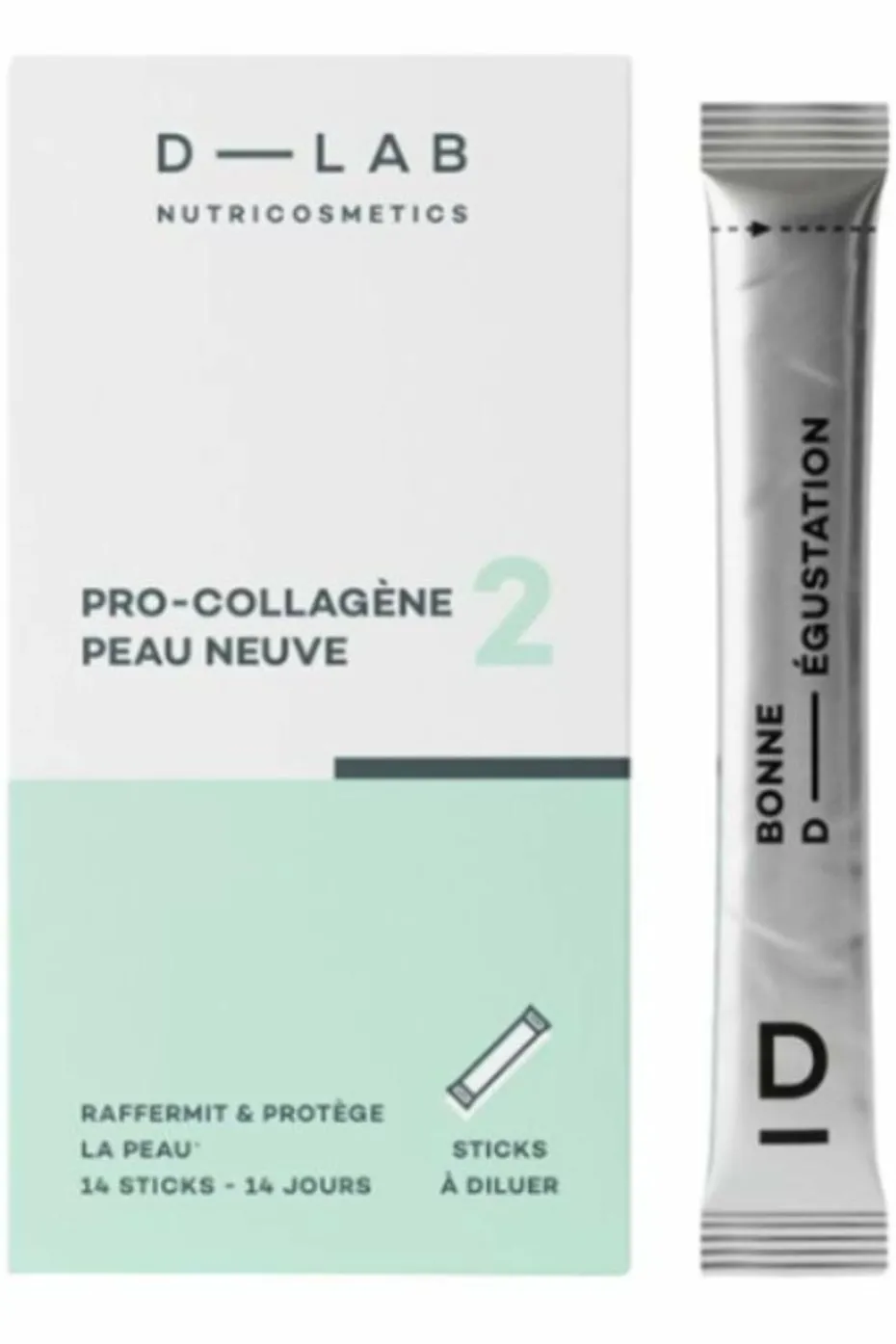 Compléments alimentaires en stick pro-collagène peau neuve