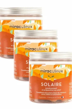 Compléments alimentaires gummies Solaire préparation au bronzage