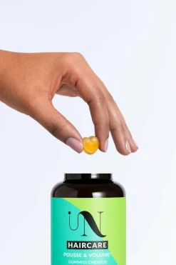 Compléments alimentaires gummies cure pousse de cheveux
