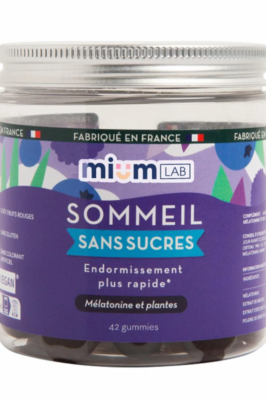 Compléments alimentaires gummies Sommeil sans sucres