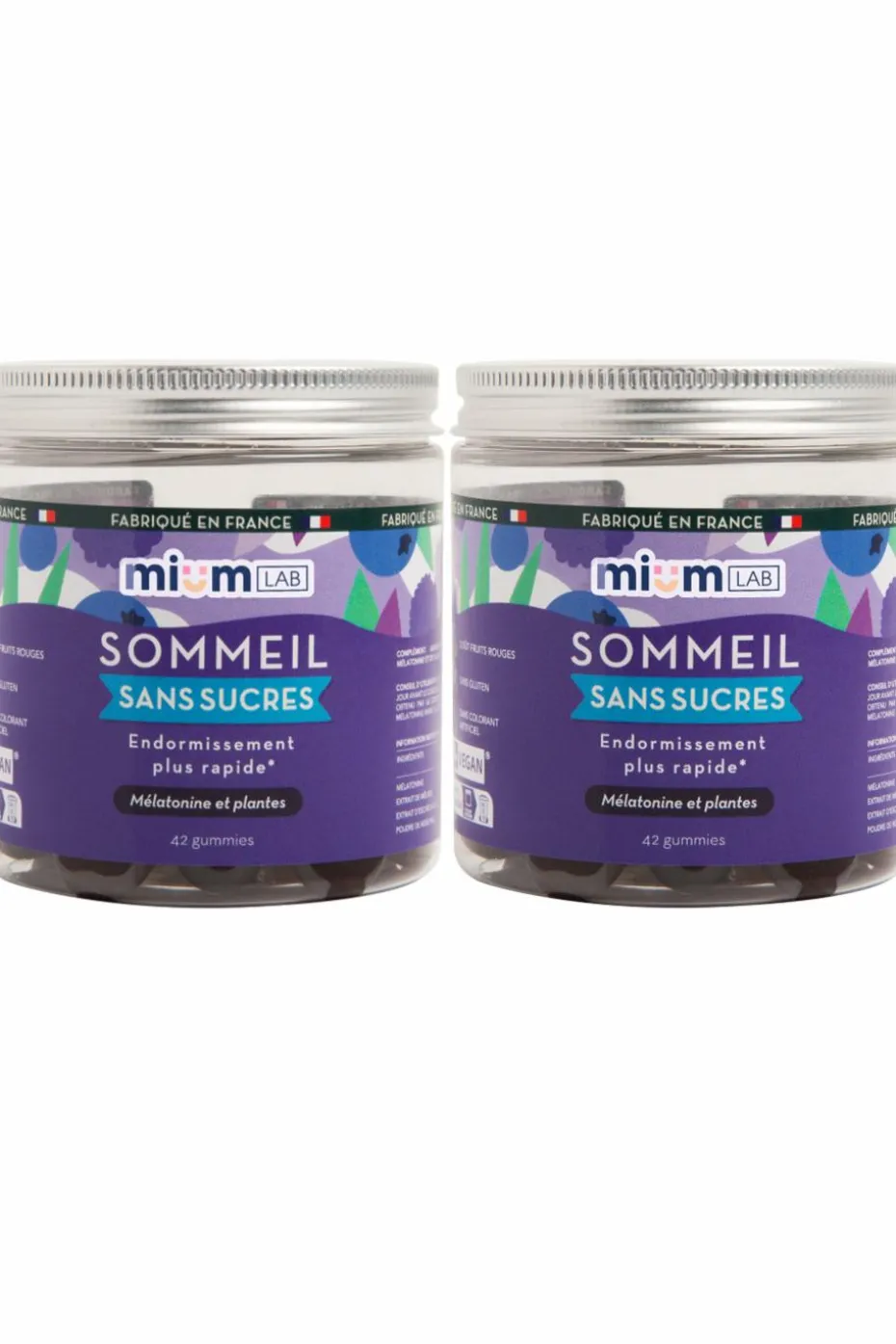 Compléments alimentaires gummies Sommeil sans sucres