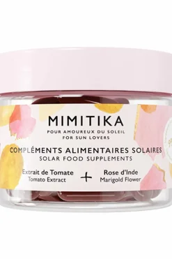 Compléments alimentaires préparation au soleil