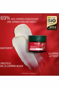 Crème de jour raffermissante grenade et peptides de maca