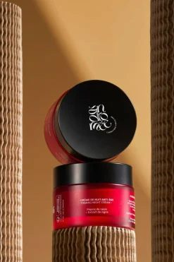 Crème de nuit anti-âge au raisin et extrait de vigne