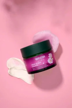 Crème de Nuit lissante Rose musquée & Thé blanc