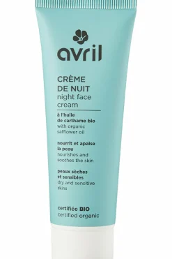 Crème de nuit peaux sèches et sensibles bio
