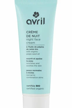 Crème nuit bio peaux normales et mixtes