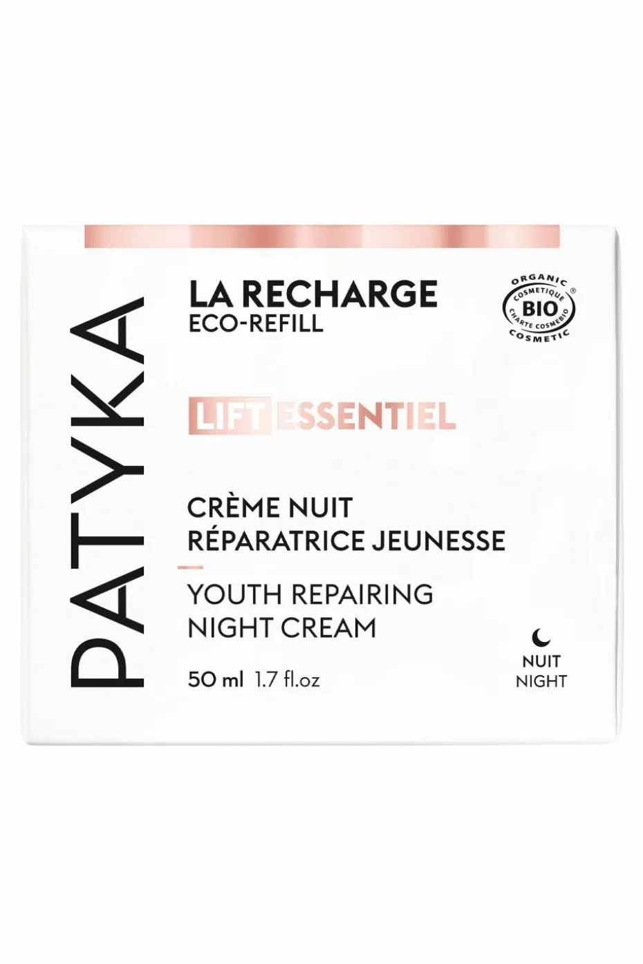 Crème nuit réparatrice anti-âge Lift Essentiel rechargeable