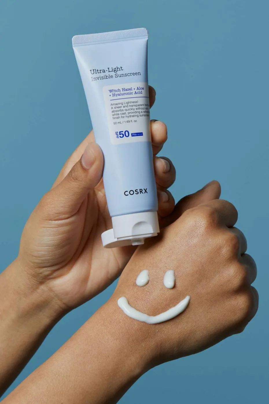 Crème solaire invisible ultra-légère spf50 pa++++