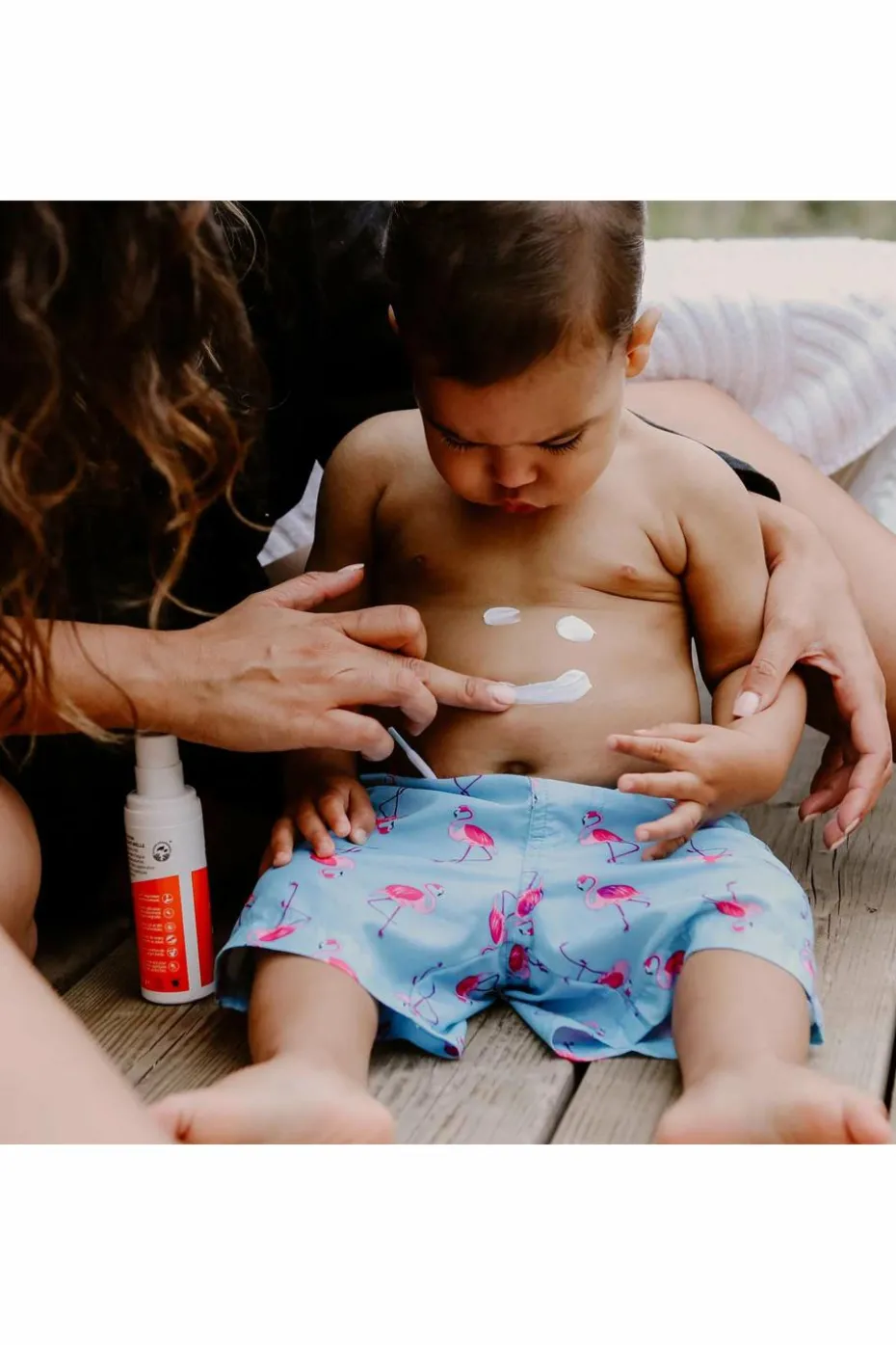 Crème solaire minérale bébé & enfant SPF50+