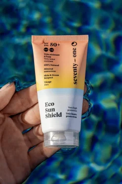 Crème solaire minérale visage invisible Eco Sun Shield SPF50+