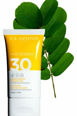 Crème solaire visage toucher sec UVA/UVB SPF30