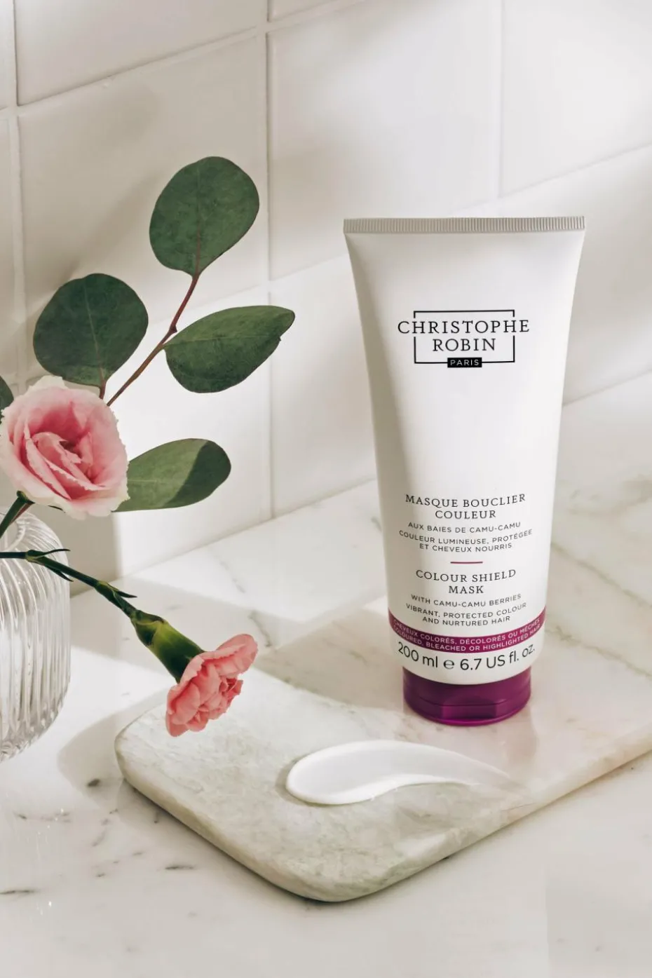 Démêlant bouclier couleur aux baies de Camu-Camu