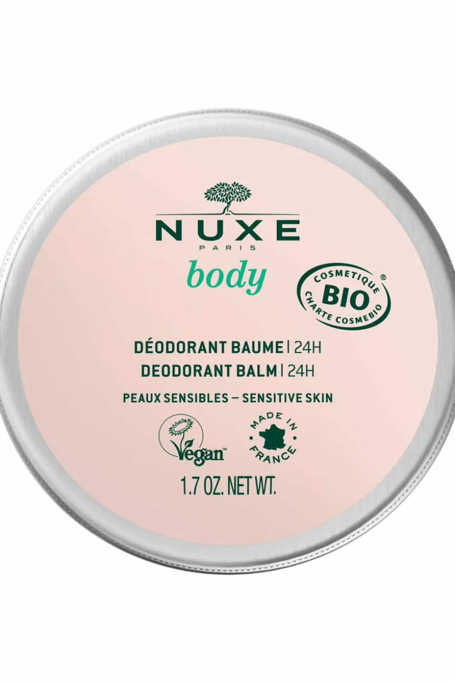 Déodorant baume peaux sensibles bio