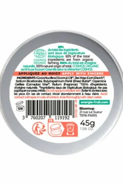 Déodorant crème pêche blanche certifié bio