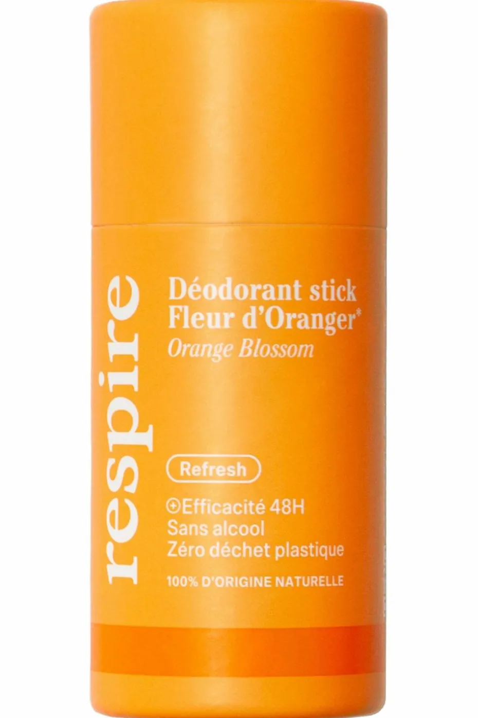 Déodorant naturel solide en stick Fleur d’Oranger