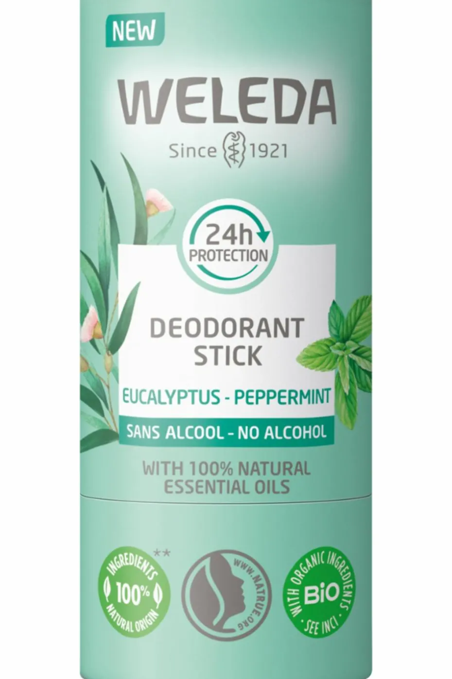 Déodorant stick eucalyptus peppermint