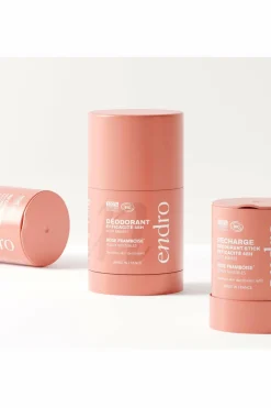 Déodorant stick rose framboise rechargeable