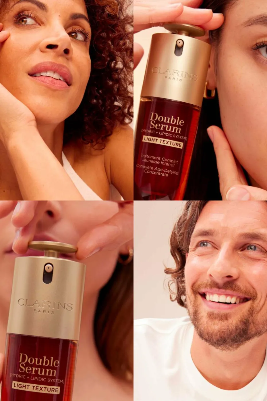Double sérum anti-âge Light texture légère