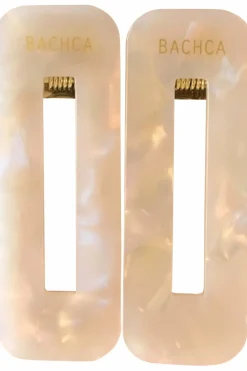 Duo de barrettes nacres