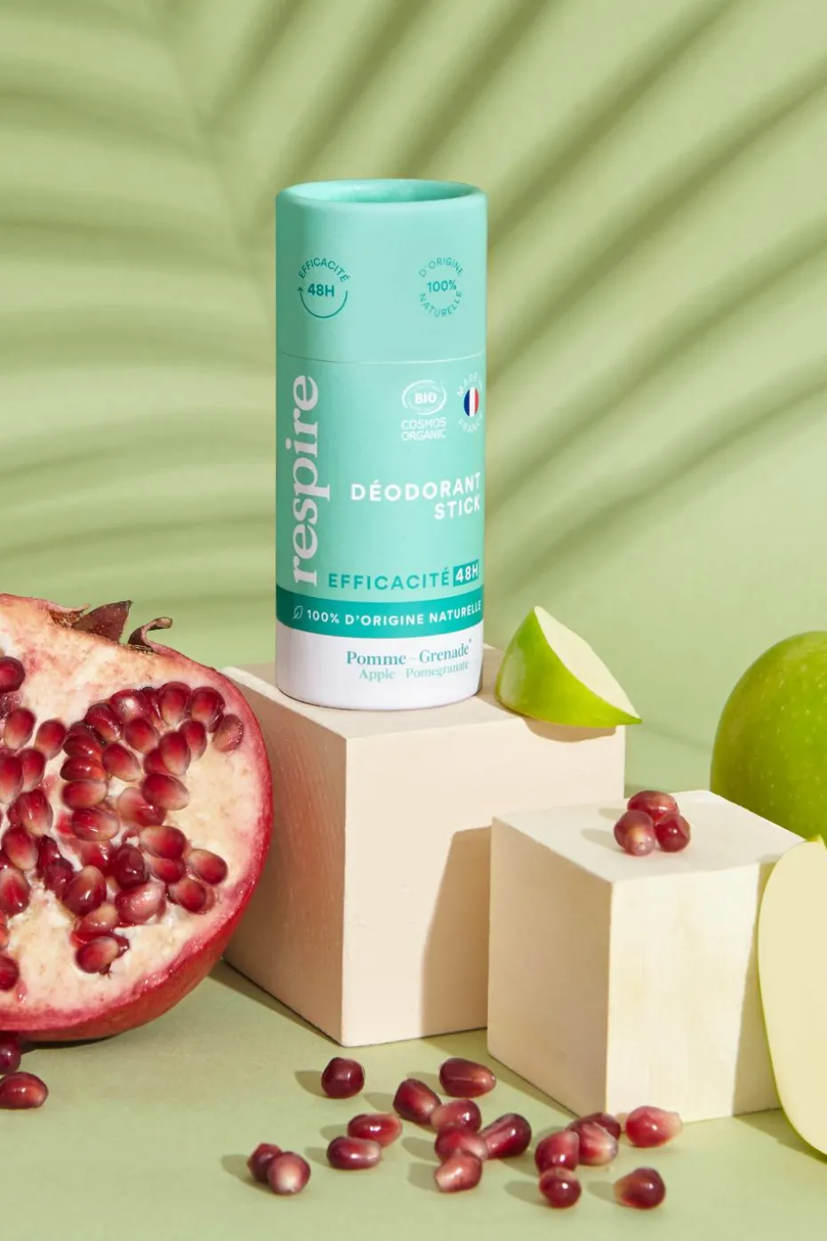 Duo de déodorants solides Fleur d’Oranger & Pomme Grenade