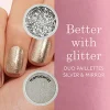 Duo de poudre à effet et paillettes Silver edition
