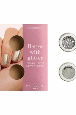 Duo de poudre à effet et paillettes Silver edition