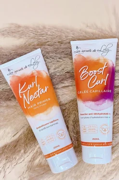 Duo de soins sans rinçage pour cheveux secs et bouclés