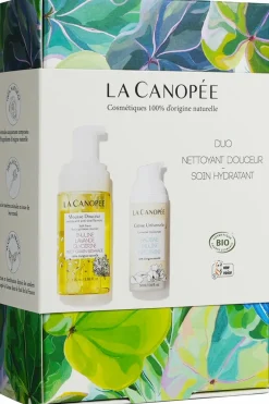 Duo nettoyant douceur et soin hydratant pour peaux sensibles