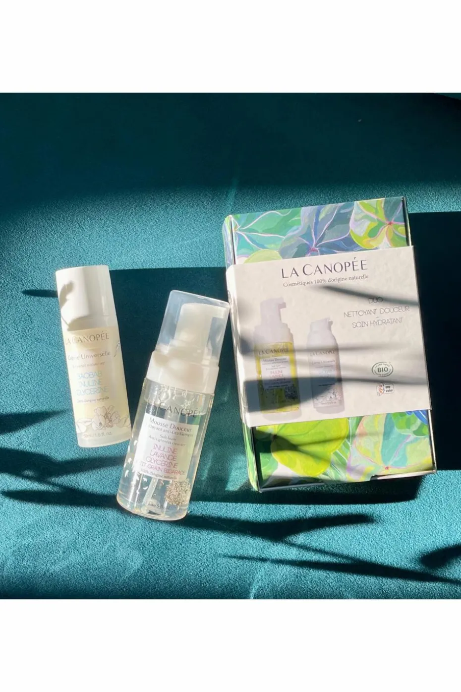 Duo nettoyant douceur et soin hydratant pour peaux sensibles